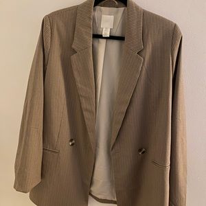 H&M Plaid Blazer